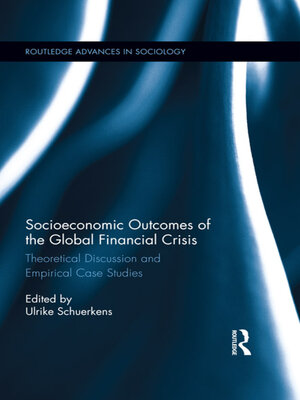 cover image of Socioeconomic Outcomes of the Global Financial Crisis